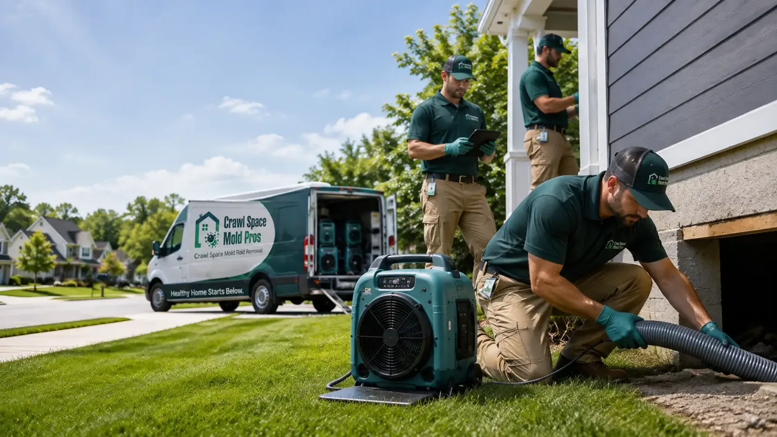 Crawl Space Mold Removal in Fairfield, CT
